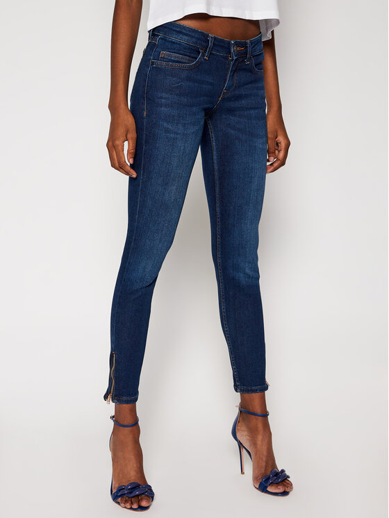 Guess Guess Джинси Skinny Fit Marilyn 3 Zip W0BAB8 D4661 синій Skinny Fit