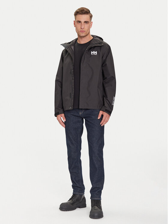 Helly Hansen Helly Hansen Neperšlampanti striukė Seven 62047 Juoda Regular Fit