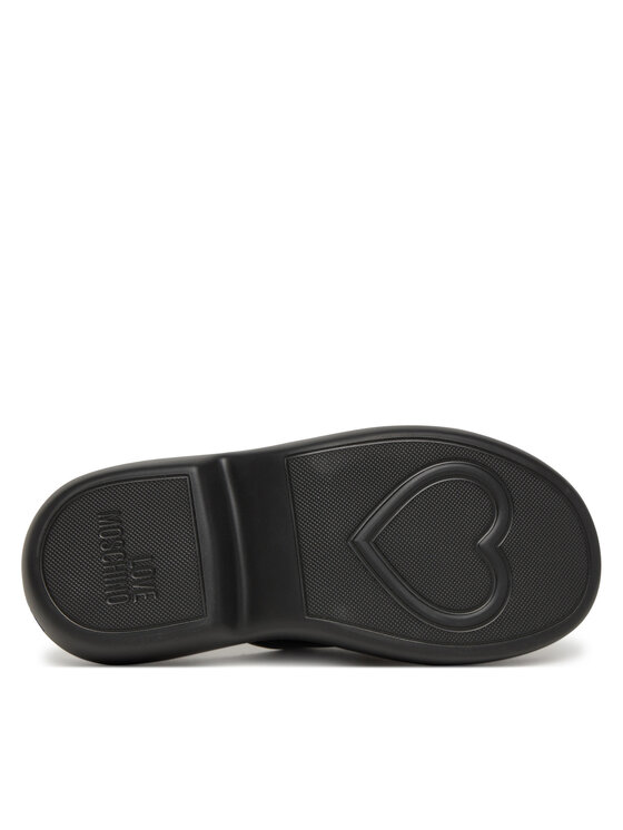 LOVE MOSCHINO LOVE MOSCHINO Şlapi JA28207I0MI40000 Negru