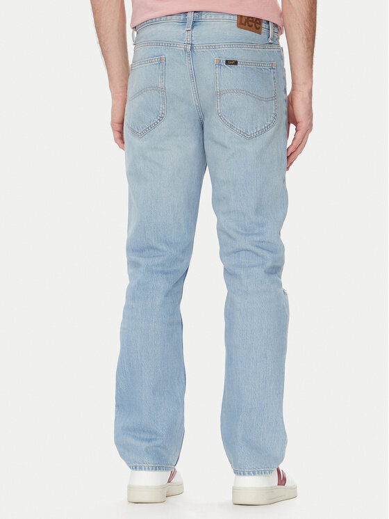 Lee Lee Jeans hlače West 112363966 Modra Straight Fit