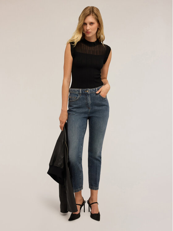 Motivi Motivi Maglione M305W003550N033 Nero Regular Fit