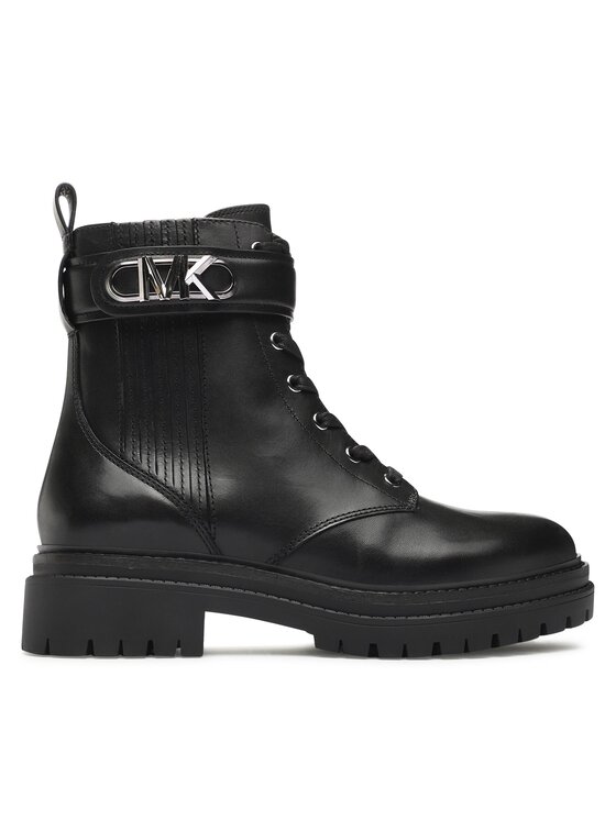MICHAEL Michael Kors MICHAEL Michael Kors Šnurovacia obuv Parker Ankle Bootie 40F3PKFE5L Čierna