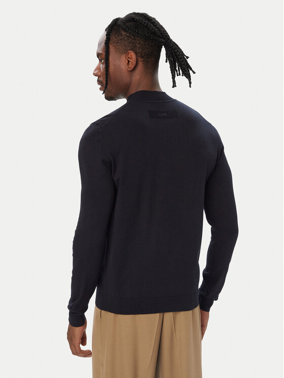 HUGO HUGO Džemper San Marc 50546856 Tamnoplava Slim Fit