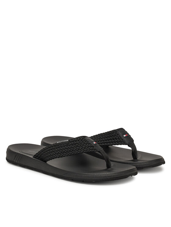 Tommy Hilfiger Tommy Hilfiger Japanke Molded Web Beach Sandal FM0FM05434 Crna