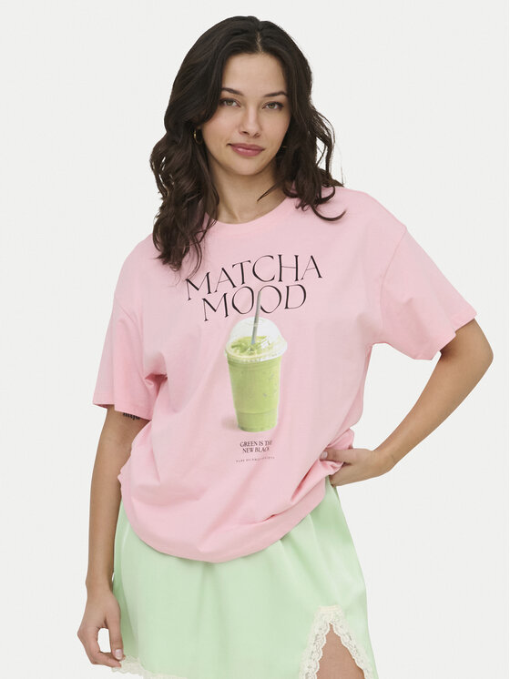 ONLY ONLY Majica Vivvi 15346761 Roza Regular Fit