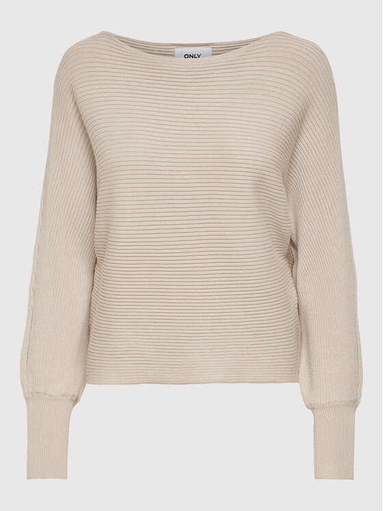 ONLY ONLY Džemper Adaline 15226298 Bež Relaxed Fit