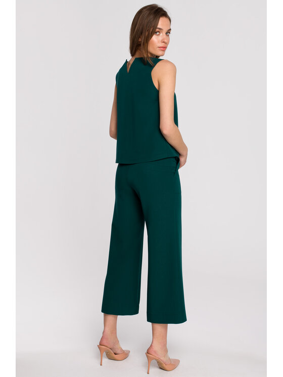 Stylove Stylove Blúzka S257 Zelená Regular Fit