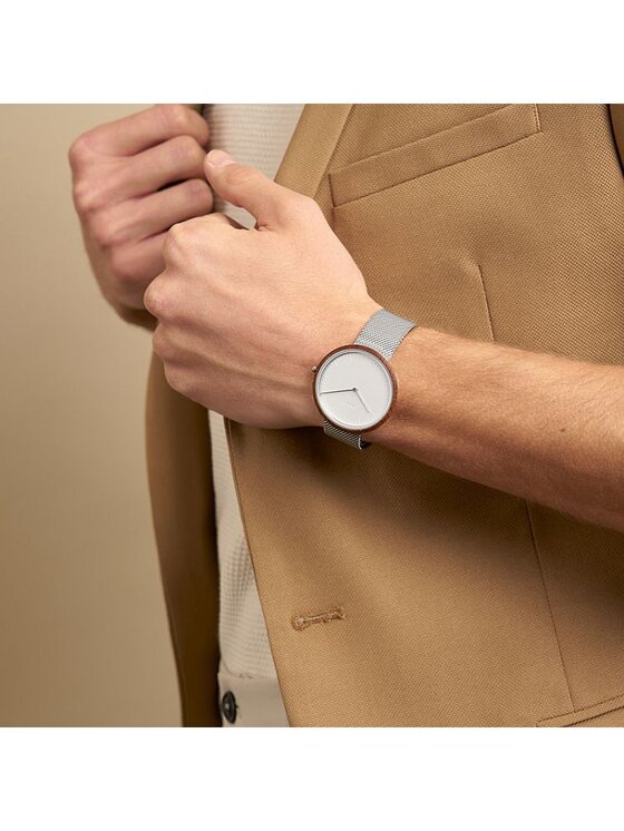 Obaku Obaku Zegarek V245GXCIMC Srebrny