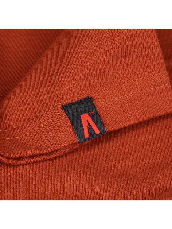 Alpinus Alpinus T-Shirt Drefekal Pomarańczowy Standard Fit