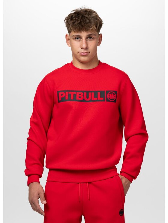 PITBULL PITBULL Bluza CHARGER Czerwony Regular Fit