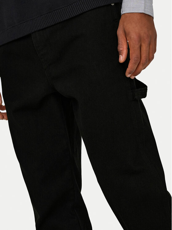 Only & Sons Only & Sons Džinsai 22030974 Juoda Straight Fit