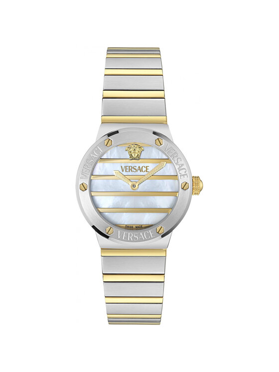 Versace Versace Zegarek VE0S00325 Srebrny