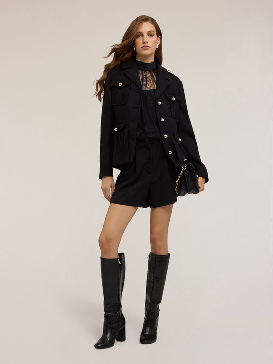 Motivi Motivi Giacca di transizione R189Q001078N033 Nero Regular Fit