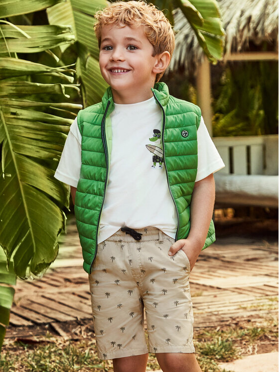 Mayoral Mayoral Шорти з тканини 3227 Бежевий Regular Fit