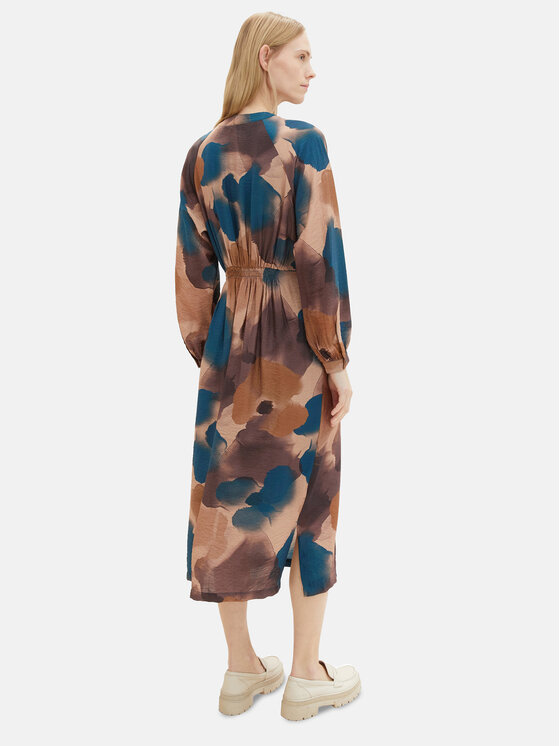 Tom Tailor Tom Tailor Vsakodnevna obleka 1039177 Pisana Regular Fit