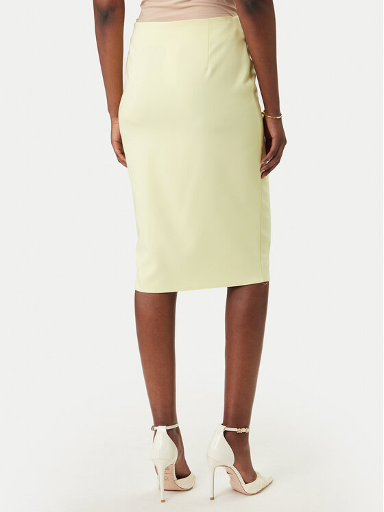 Rinascimento Rinascimento Gonna a matita CFC0127985003 Giallo Slim Fit