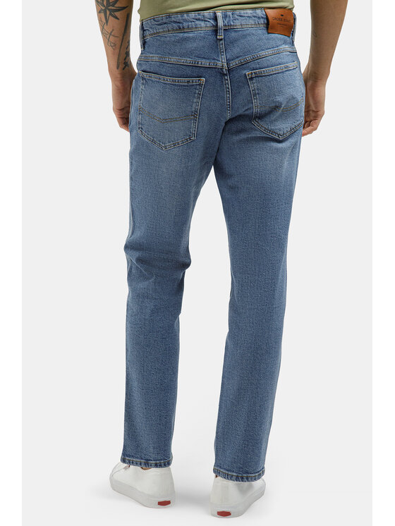 Cross Jeans Cross Jeans Jeansy E 167-008 Niebieski Straight Leg