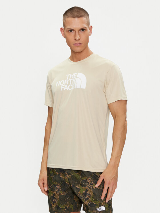 The North Face Funkčné tričko Reaxion Easy NF0A4CDV Béžová Regular Fit