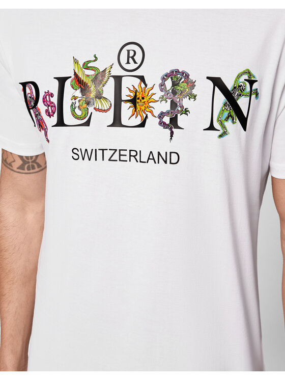 PHILIPP PLEIN PHILIPP PLEIN T-shirt 7569 Bianco Regular Fit