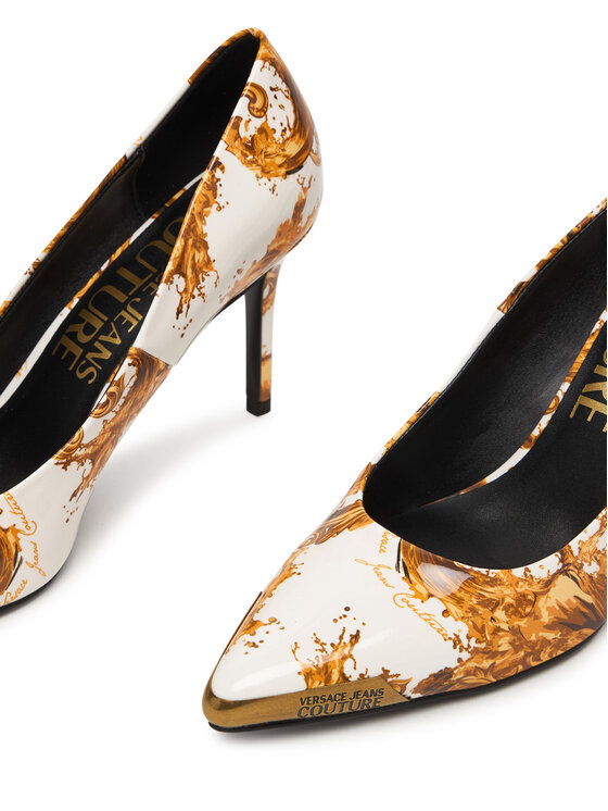 Versace Jeans Couture Versace Jeans Couture Туфлі на шпильці 80VA3S50 ZS366 G03 Білий