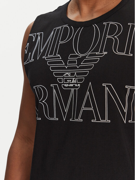 Emporio Armani Underwear Emporio Armani Underwear Tank top marškinėliai EM000572 AF12326 UC001 Juoda Regular Fit