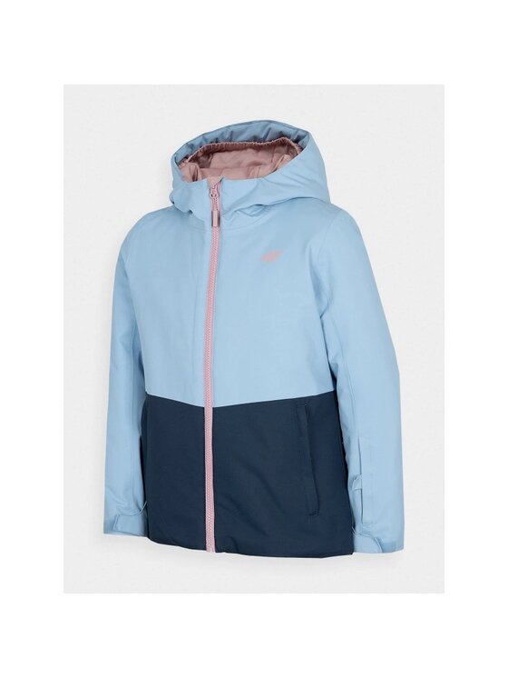 4F 4F Kurtka narciarska HJZ22JKUDN001-30S Niebieski Regular Fit