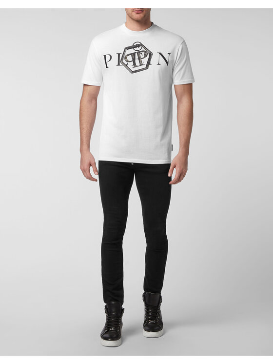 PHILIPP PLEIN PHILIPP PLEIN T-shirt 115 Bianco Regular Fit