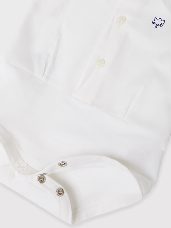 Body da neonato 1708 Bianco Regular Fit
