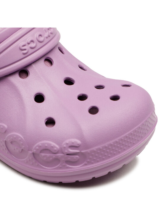 Crocs Crocs Natikači Baya Lined Clog K 207500-5Q5 Vijolična