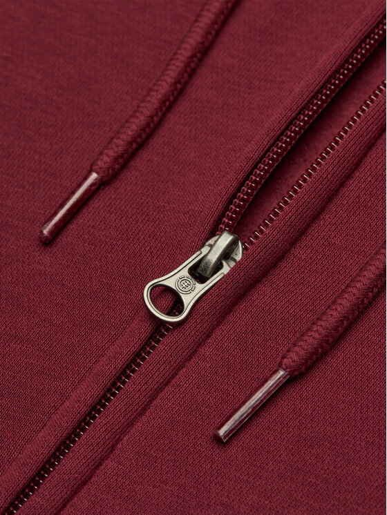 Element Element Džemperis ar kapuci Icon Embroidery ELYFT00199 Bordo Regular Fit