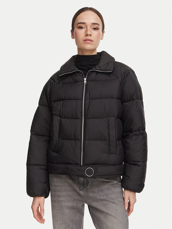 HUGO HUGO Winterjacke Fleuv-1 50567755 Schwarz Regular Fit