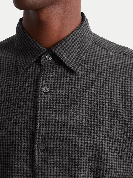 Marc O'Polo Marc O'Polo Риза M29 7326 42118 Сив Regular Fit
