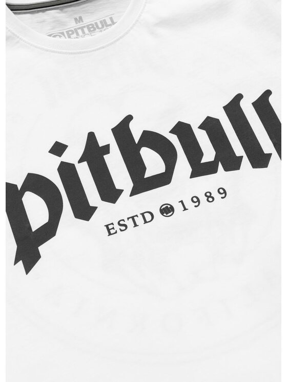 PITBULL PITBULL T-Shirt O'SIDE SKULL Biały Regular Fit
