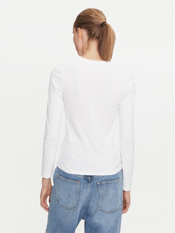 Levi's® Levi's® Bluză Essential Housemark 000KL-0000 Alb Regular Fit