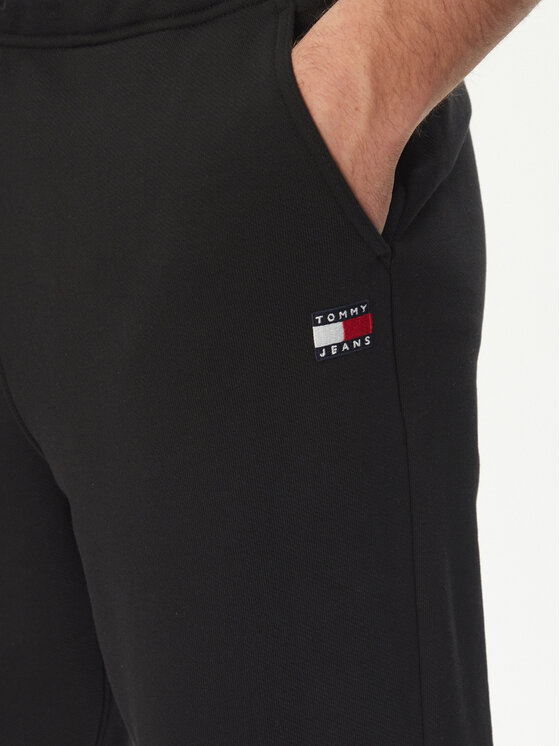 Tommy Jeans Tommy Jeans Спортивні штани Badge DM0DM20276 Чорний Regular Fit