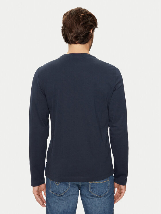 Aeronautica Militare Aeronautica Militare Longsleeve krekls 242TS2305J592 Tumši zils Regular Fit