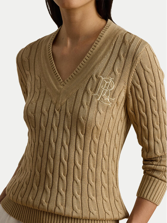 LAUREN RALPH LAUREN LAUREN RALPH LAUREN Sveter Meren 200888795013 Béžová Regular Fit