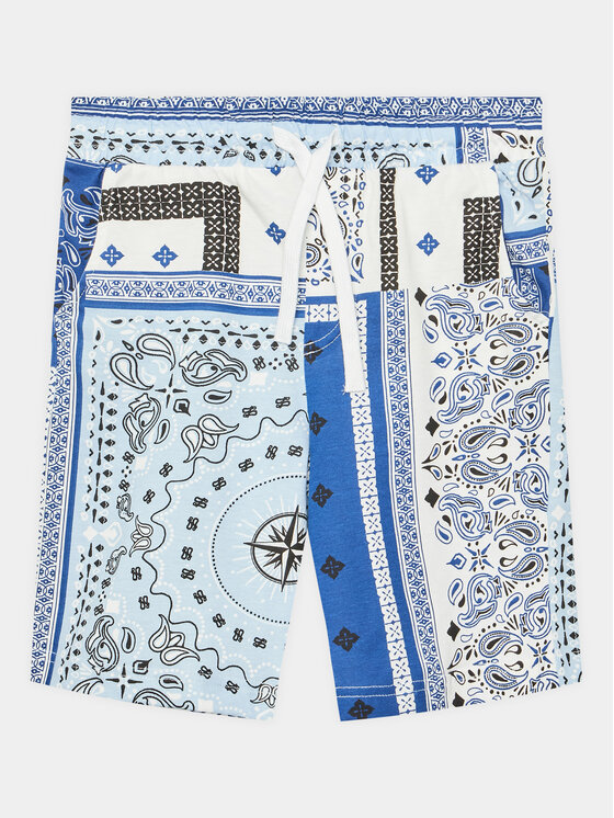 United Colors Of Benetton Pantalon scurți din material 3OVTC901V Albastru Regular Fit