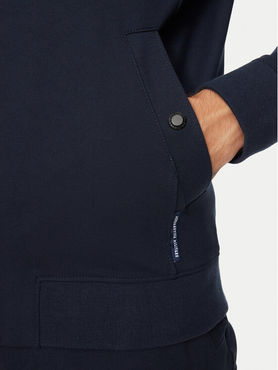 Aeronautica Militare Aeronautica Militare Majica dugih rukava 242FE1925F559 Tamnoplava Regular Fit
