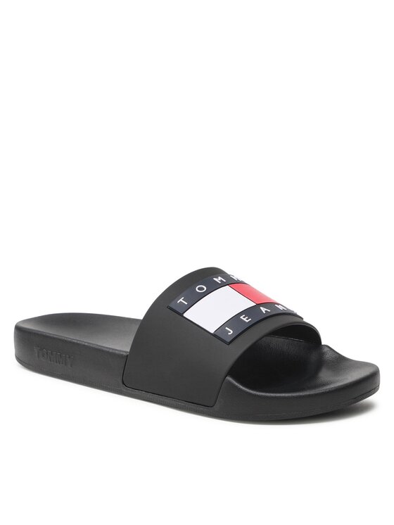 Tommy Jeans Tommy Jeans Natikače Pool Slide Ess EM0EM01191 Crna
