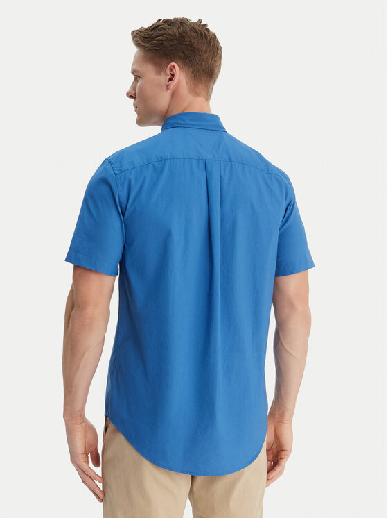 Tommy Hilfiger Tommy Hilfiger Camicia Flex MW0MW42630 Blu Regular Fit