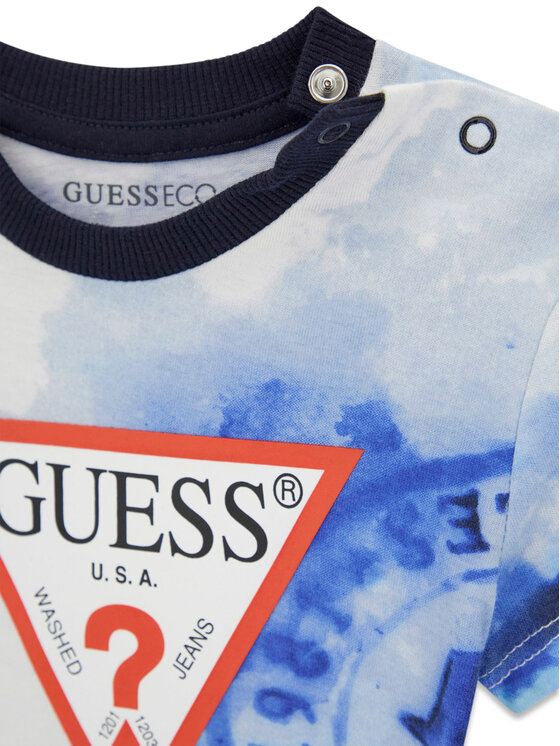 Guess Guess Komplet t-shirt i spodenki I6GG00 K8HM4 Granatowy Regular Fit