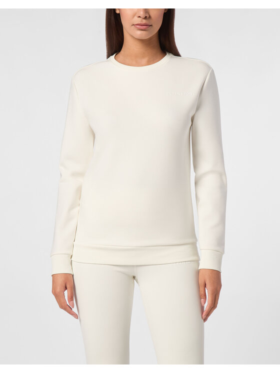 Plein Sport Plein Sport Longsleeve 10195 Bianco Regular Fit