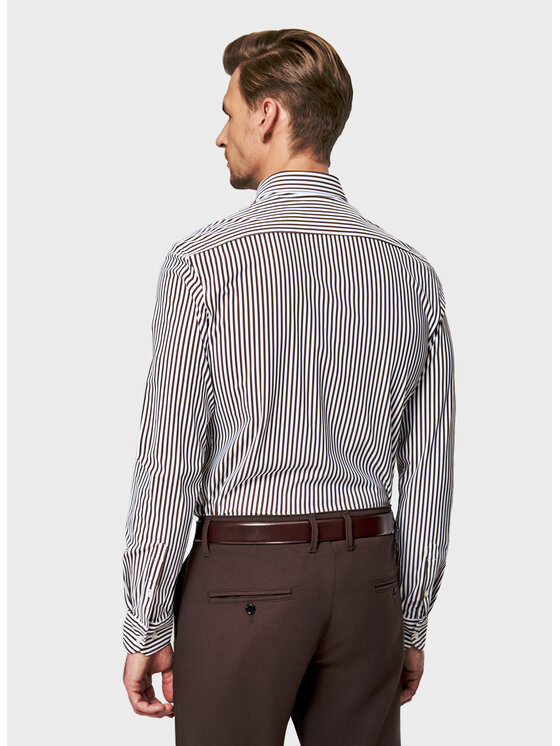 Pako Lorente Pako Lorente Koszula P26SF-1X-065 Brązowy Slim Fit