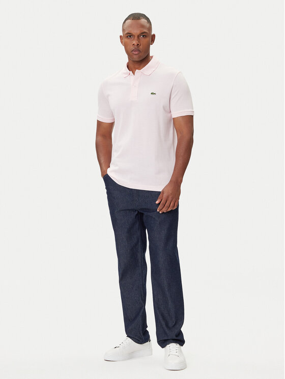 Lacoste Lacoste Polo majica PH4012 Roza Slim Fit