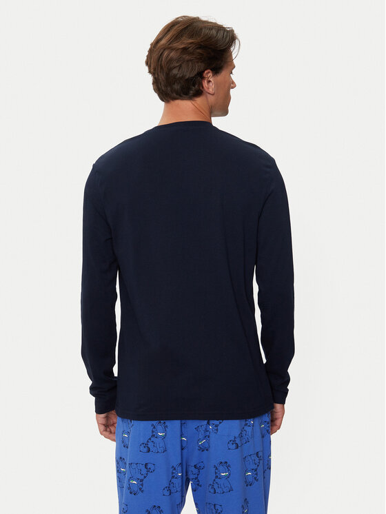 United Colors Of Benetton United Colors Of Benetton Longsleeve 3I1XU109C Dunkelblau Regular Fit