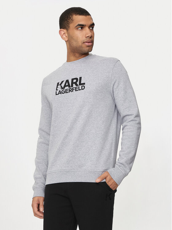 KARL LAGERFELD KARL LAGERFELD Mikina 705091 Šedá Regular Fit