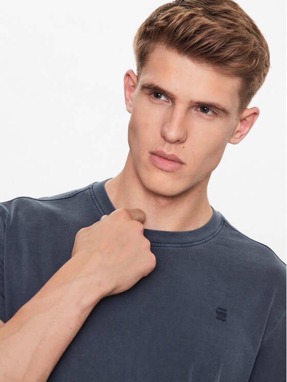 G-Star Raw G-Star Raw T-Shirt D16396-2653-D418 Niebieski Regular Fit