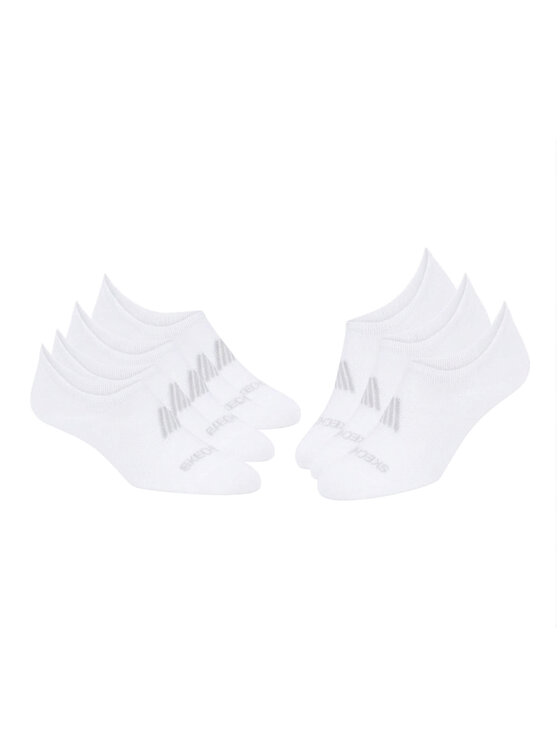 Skechers Skechers Skarpety krótkie S117023-WHT Biały