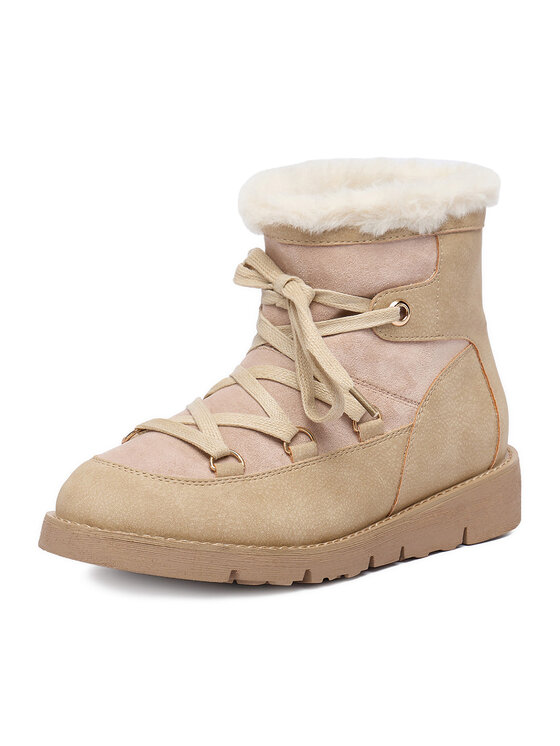 DeeZee DeeZee Čizme za snijeg 17125-1-BEIGE PU Bež